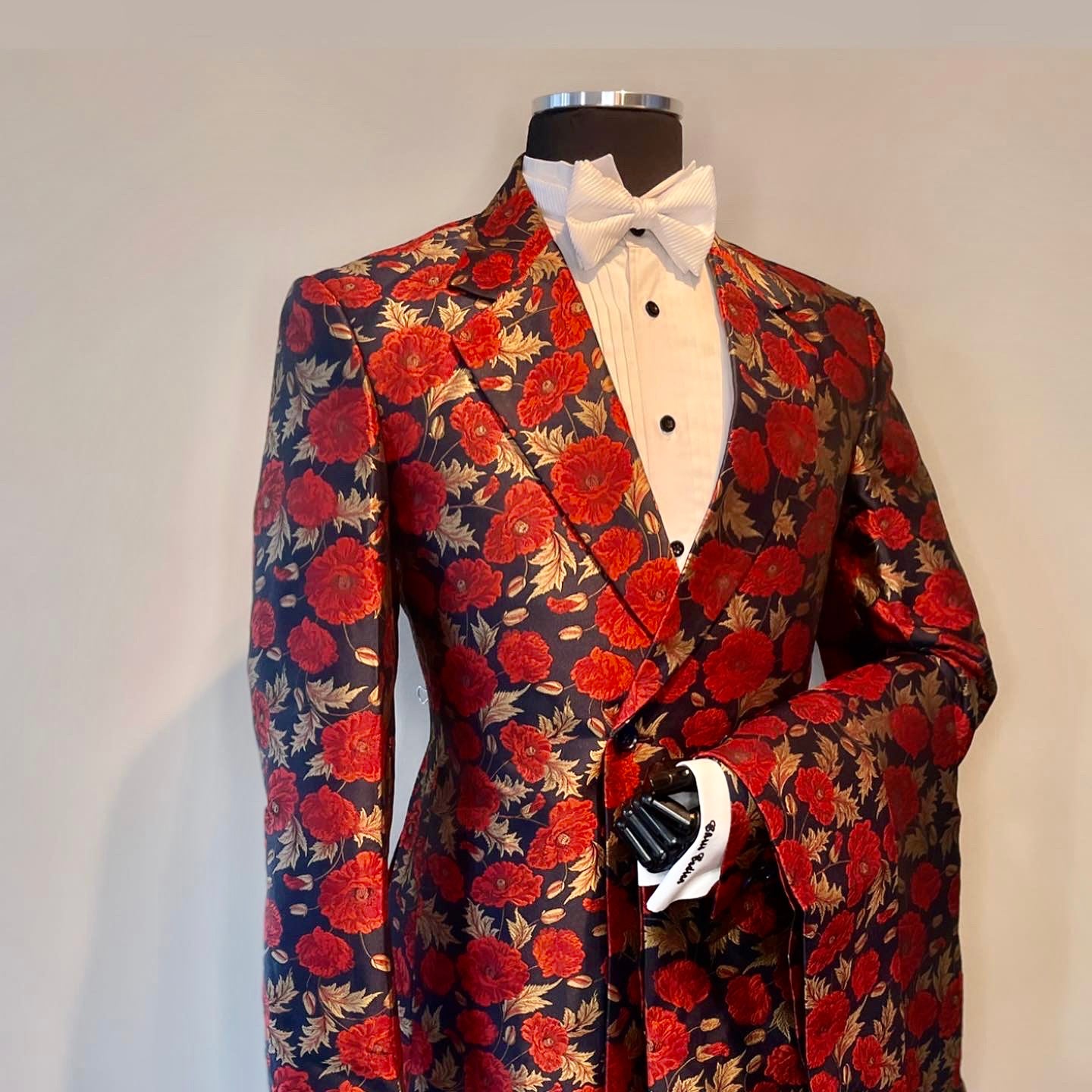 Cedron Collection Bespoke Floral Suit.