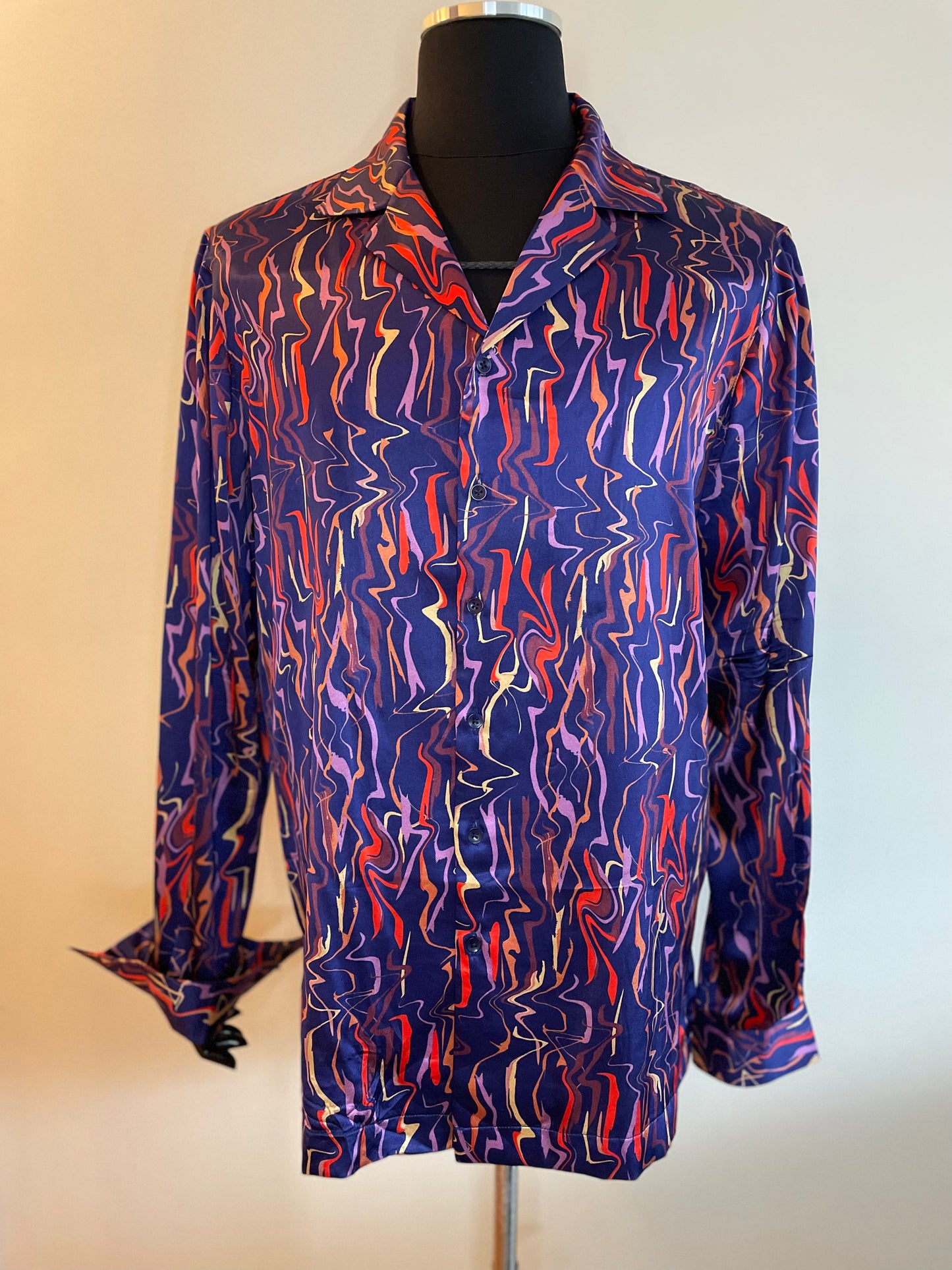 Hand Crafted Bespoke Silk Shirt.