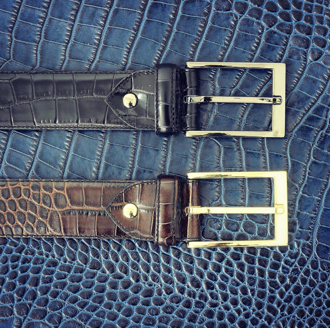 Hamptons Croco Belt