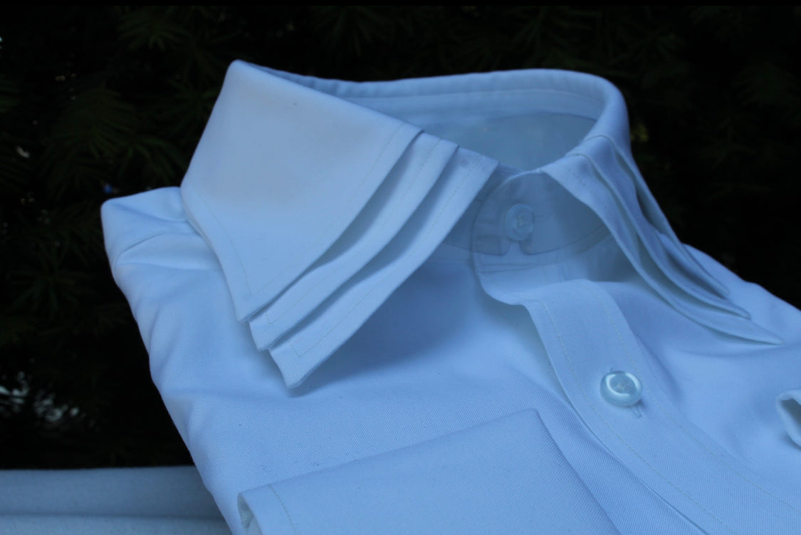 Hand Crafted Bespoke Triple Collar Shirt.