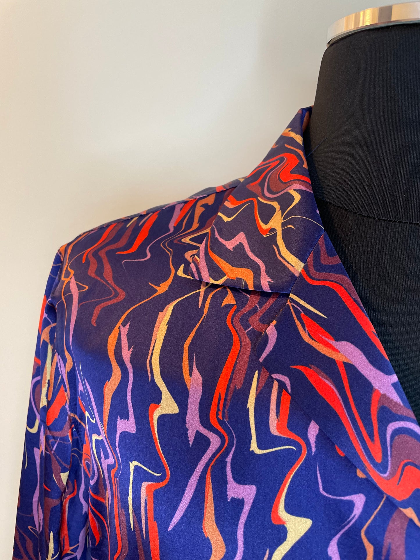 Hand Crafted Bespoke Silk Shirt.