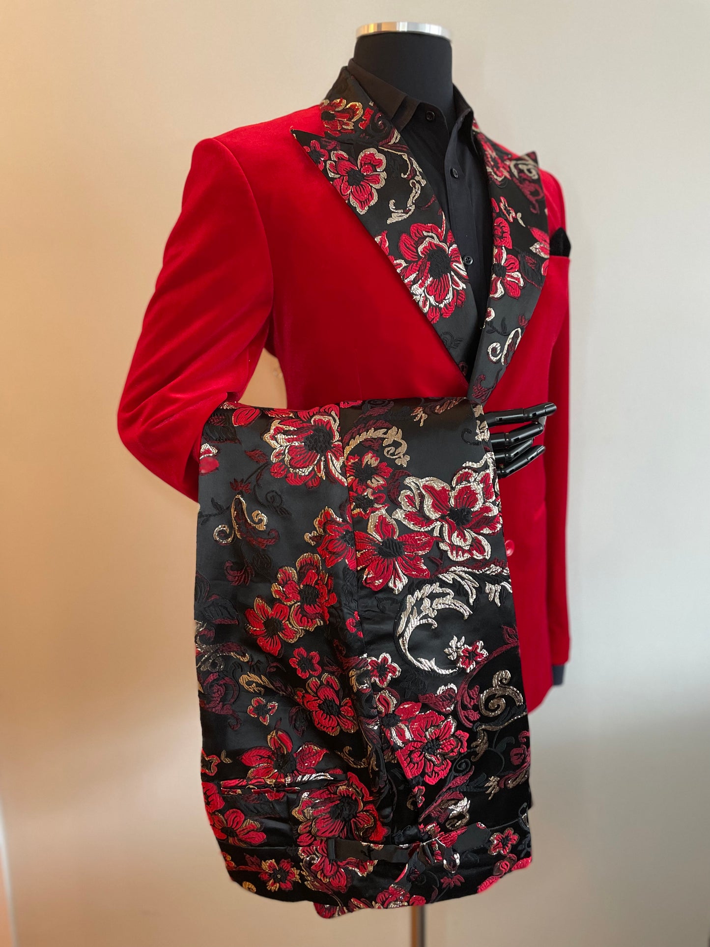 Cedron Collection Hand-Crafted Bespoke Floral Tuxedo.