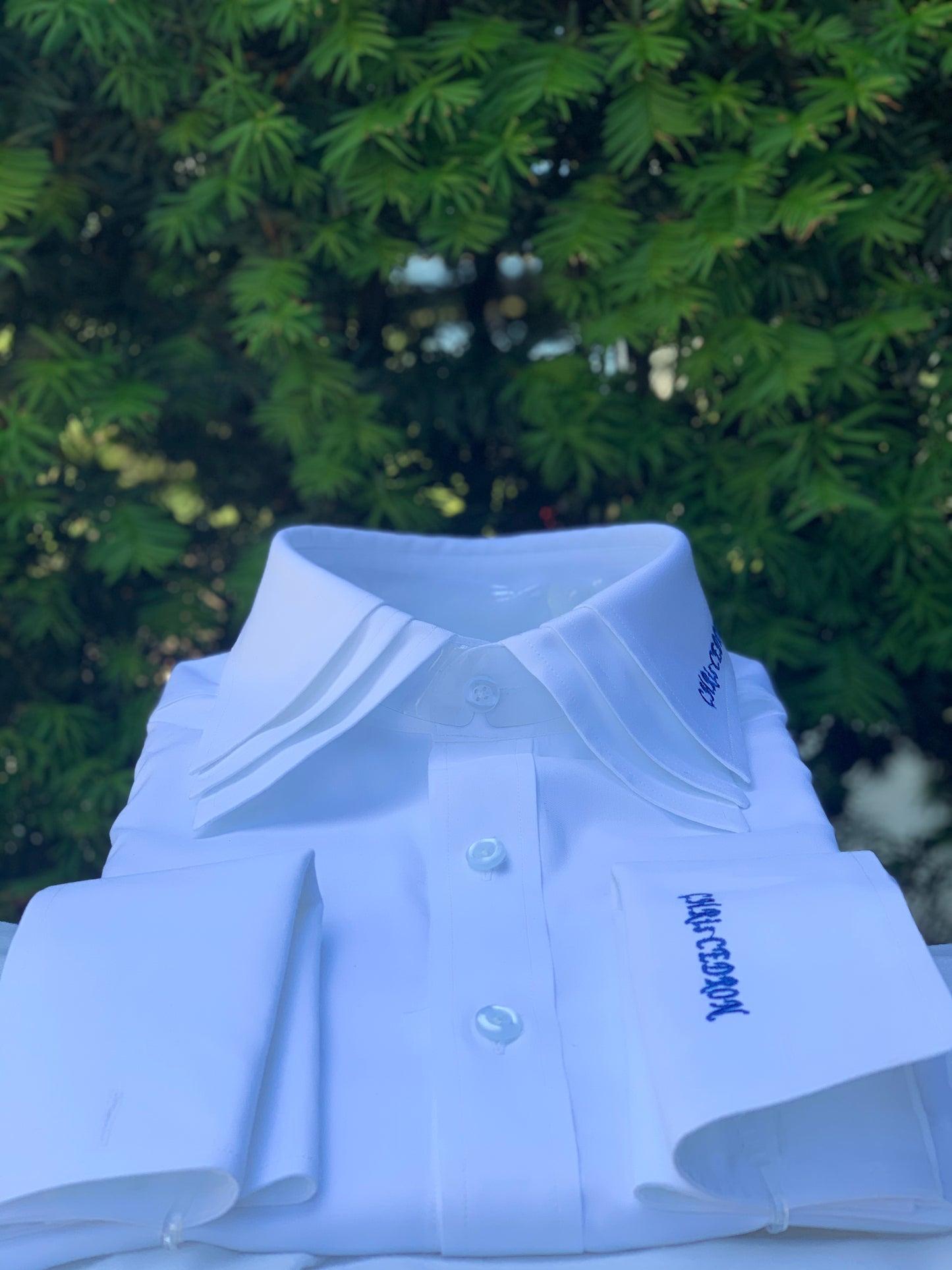 Hand Crafted Bespoke Triple Collar Shirt.