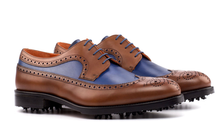 Longwing Blucher Golf Shoe.