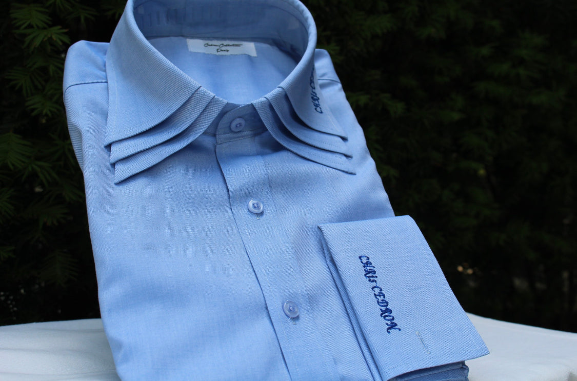 Hand Crafted Bespoke Triple Collar Shirt.